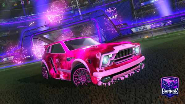 A Rocket League car design from DxrkPix3l