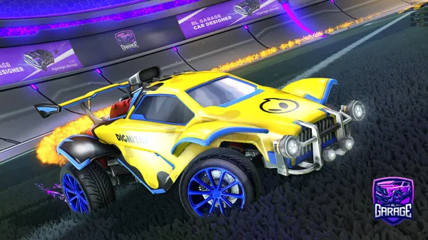 A Rocket League car design from joschari