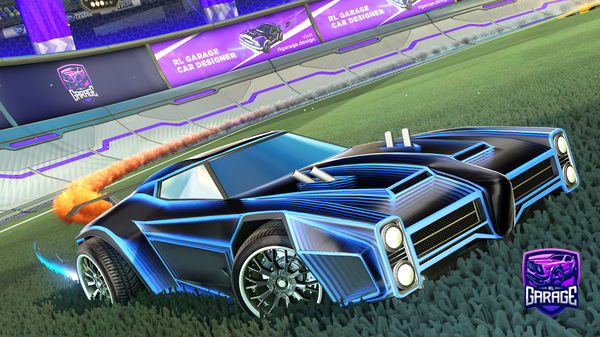 A Rocket League car design from AsphaltSportRL