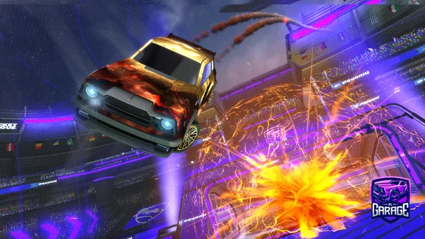 A Rocket League car design from CaioxBZ