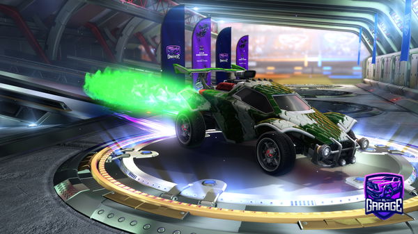 A Rocket League car design from Woofnado