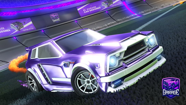 A Rocket League car design from itasefano