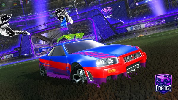 A Rocket League car design from messi02