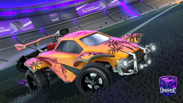 A Rocket League car design from Exonic_