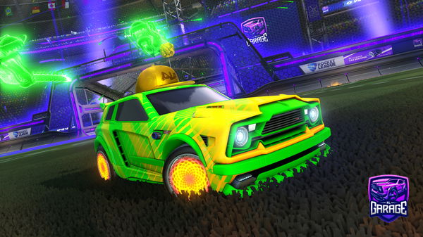 A Rocket League car design from Tixm
