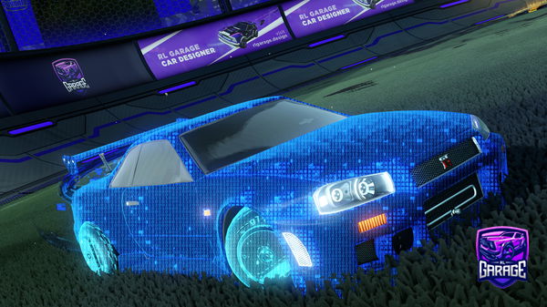 A Rocket League car design from WHASHKI101