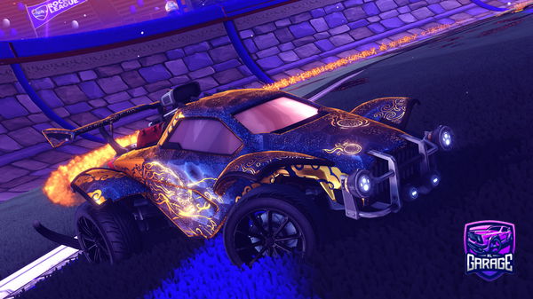 A Rocket League car design from zxhl