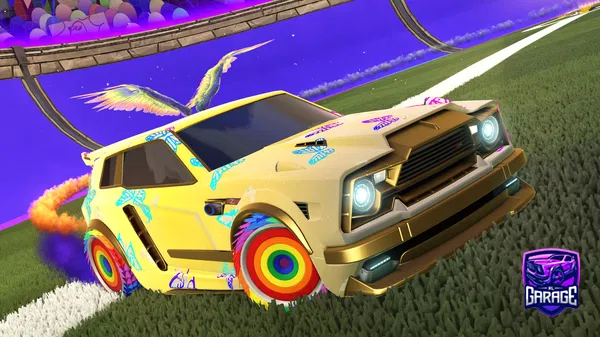 A Rocket League car design from CrazyPlant