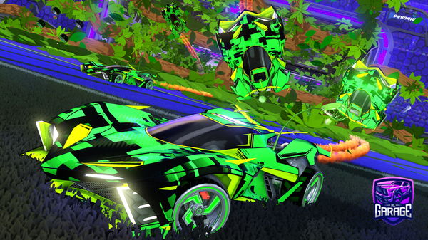 A Rocket League car design from Blake3281