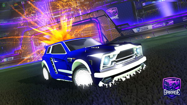 A Rocket League car design from DayTooSweaty