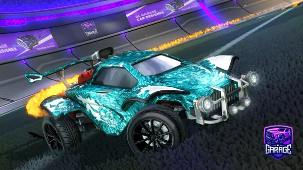A Rocket League car design from Zirered