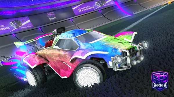 A Rocket League car design from Dm_Design