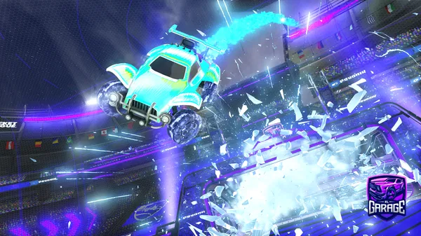 A Rocket League car design from ZeroFoxxo