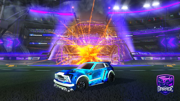 A Rocket League car design from Mxdnxght