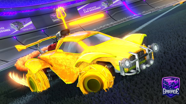 A Rocket League car design from Chazzyboi234