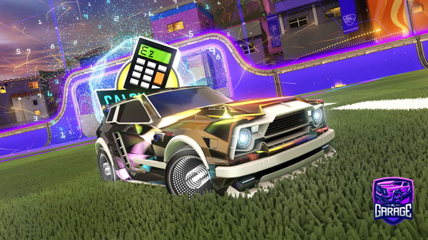 A Rocket League car design from IcePlex_