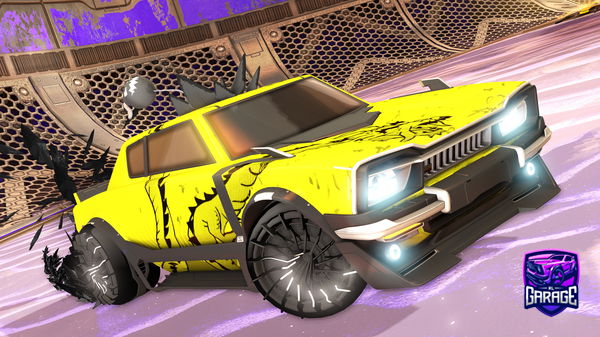 A Rocket League car design from MrRogers143