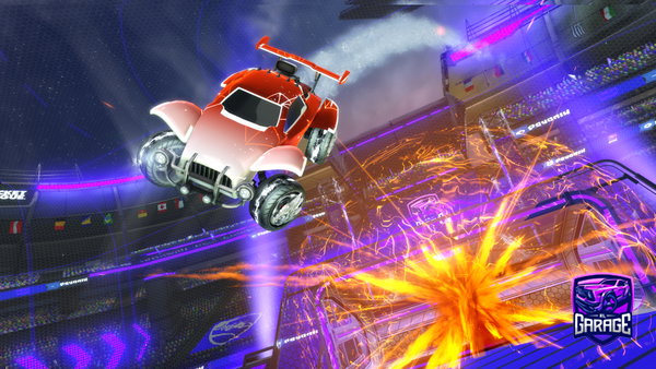 A Rocket League car design from Rl_flamingo