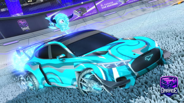 A Rocket League car design from Fotevailar1