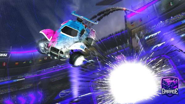 A Rocket League car design from Pogamish