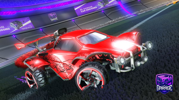 A Rocket League car design from Teamneron