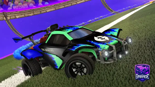 A Rocket League car design from Verrkami