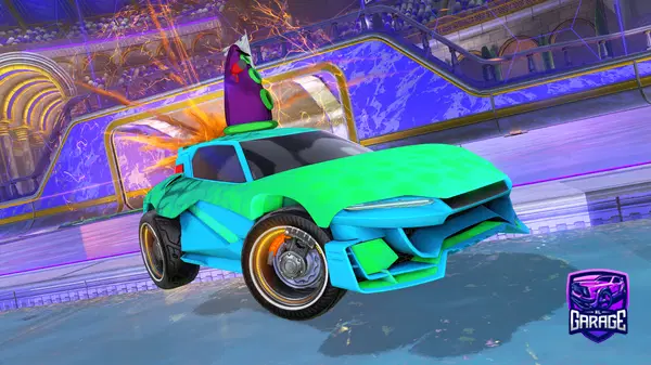 A Rocket League car design from Zirered