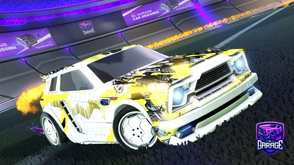 A Rocket League car design from SW_PULVZRL