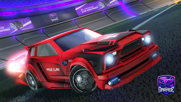 A Rocket League car design from PoKyCeSa