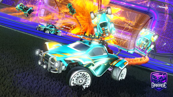 A Rocket League car design from V3ndettaRL