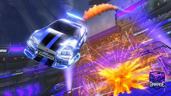 A Rocket League car design from Evkana