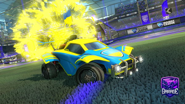 A Rocket League car design from Jaydee1aye