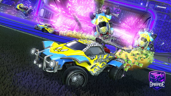 A Rocket League car design from oPexyeet