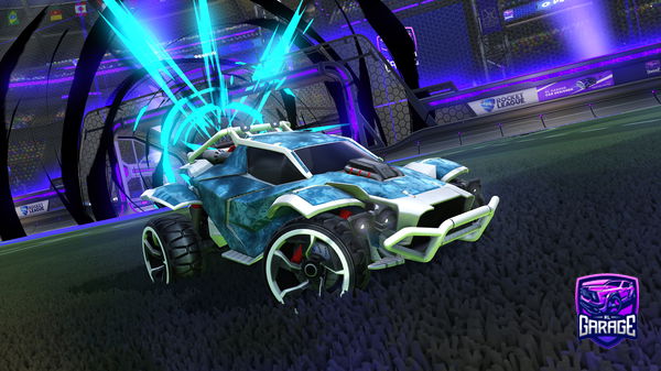 A Rocket League car design from Red-fadedpollo