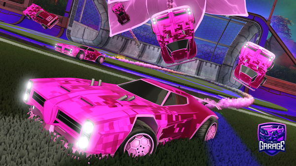 A Rocket League car design from DasaniWater