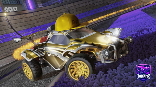 A Rocket League car design from Skullylord