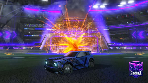 A Rocket League car design from Bluwie