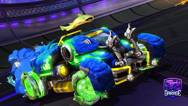 A Rocket League car design from TollBoi