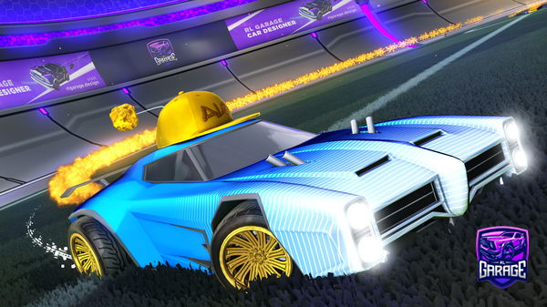 A Rocket League car design from MonkayMonkay