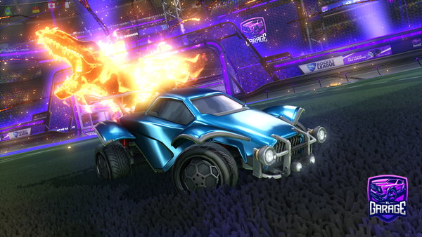 A Rocket League car design from SlowBathroom