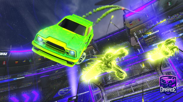 A Rocket League car design from __Roberto__