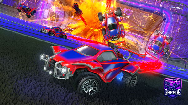 A Rocket League car design from Catroll111