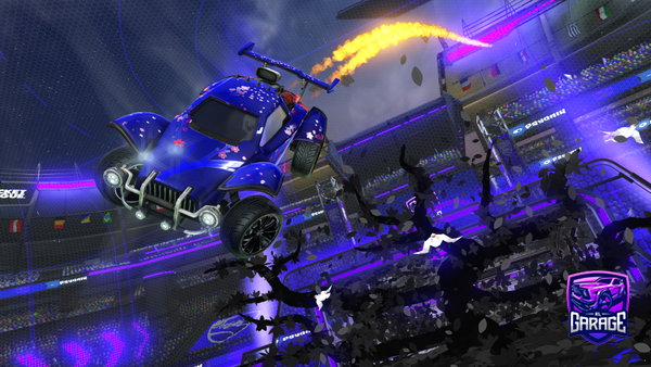 A Rocket League car design from Oggels