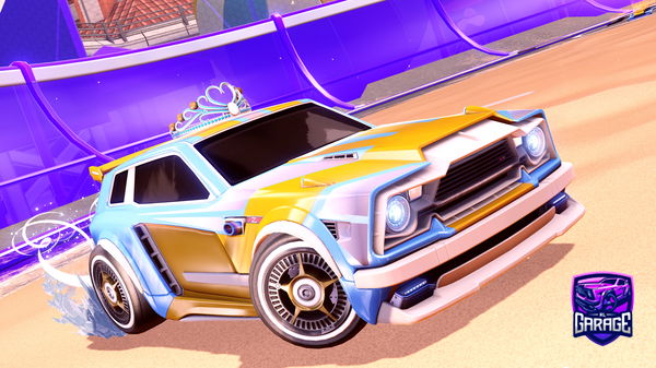 A Rocket League car design from GorTheGodd