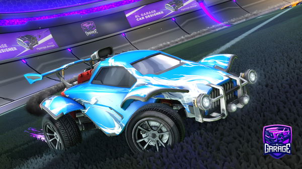 A Rocket League car design from DBuckets