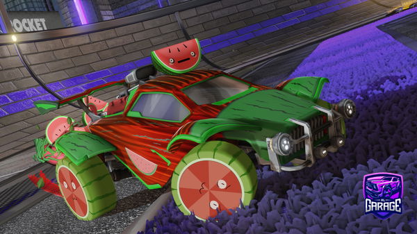 A Rocket League car design from goofysprinkles