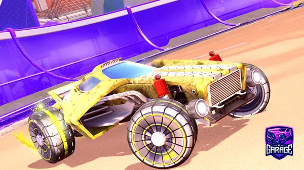 A Rocket League car design from abspielen