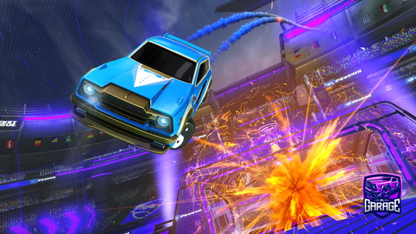 A Rocket League car design from Bd816lafn