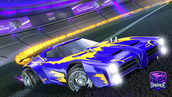 A Rocket League car design from jovi-_-