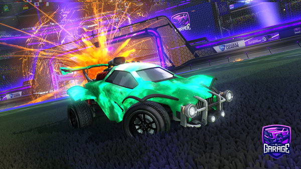 A Rocket League car design from Poulpium
